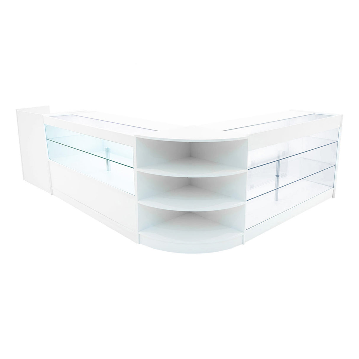 Theia LED Winkel Toonbank Set K1500, C1500, TB60 & LM60 - Wit
