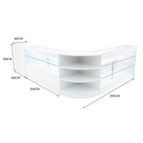 Theia LED Winkel Toonbank Set K1500, C1500, TB60 & LM60 - Wit