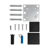 Composiet Schutting Paneel & 2 x LED Palen - Bruin
