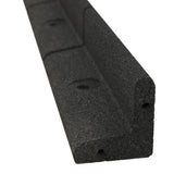 Flexibele Tuinrand 6 x 1,2 m incl. Hamer - Zwart