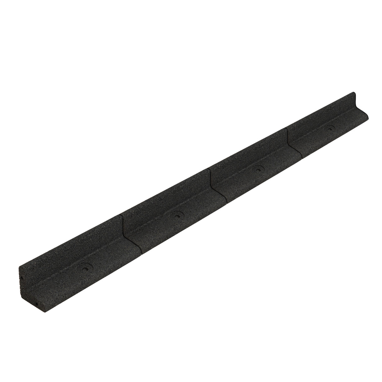 Flexibele Tuinrand 24 x 1,2 m incl. Hamer - Zwart