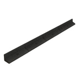 Flexibele Tuinrand 16 x 1,2 m incl. Hamer - Zwart