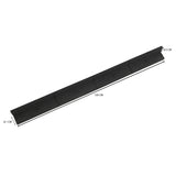 Flexibele Tuinrand 10 x 1,2 m incl. Hamer - Zwart
