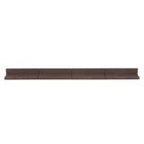 Flexibele Tuinrand 8 x 1,2 m incl. Hamer - Bruin