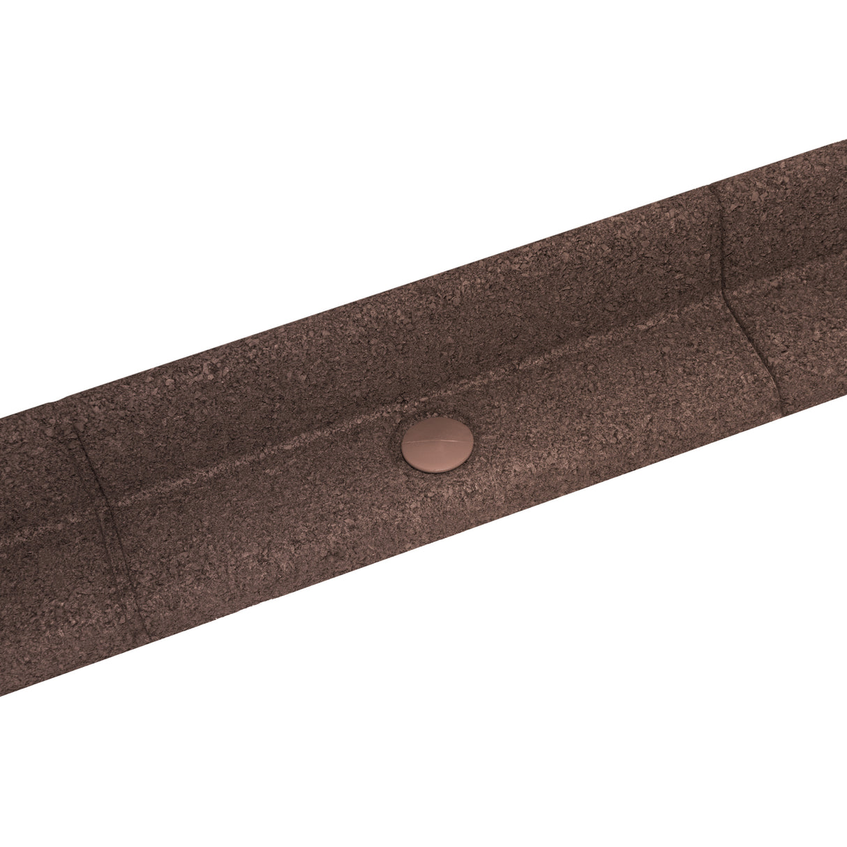 Flexibele Tuinrand 10 x 1,2 m incl. Hamer - Bruin
