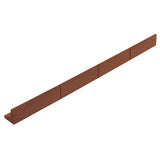 Flexibele Tuinrand 10 x 1,2 m incl. Hamer - Terracotta
