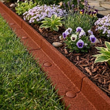 Flexibele Tuinrand 28 x 1,2 m incl. Hamer - Terracotta