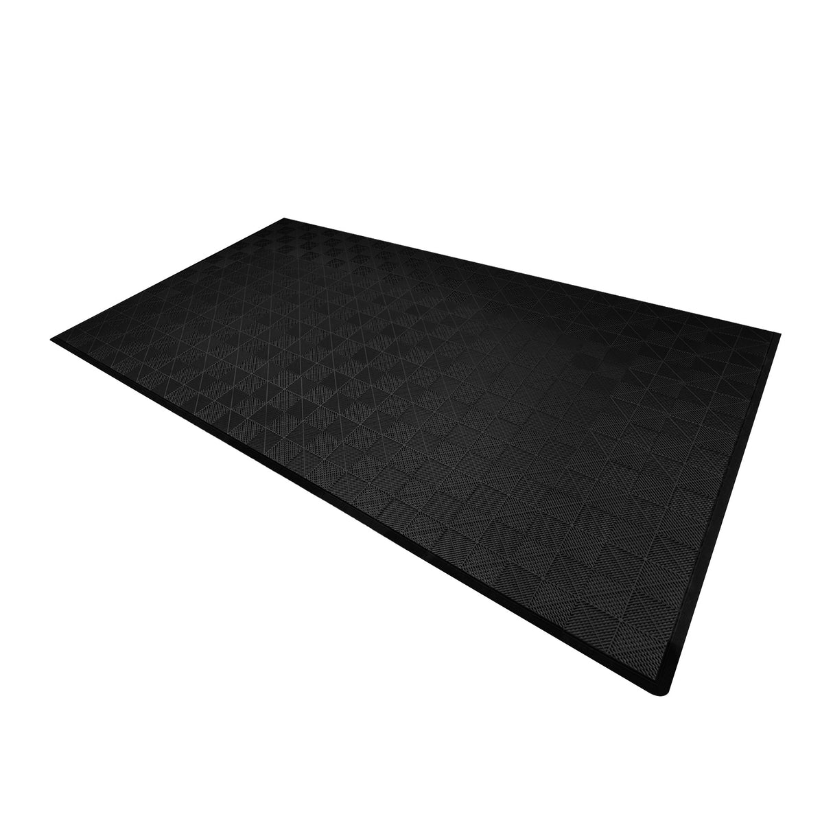 Geventileerde Kliktegels 3,2m x 6m voor Garage en Werkplaatsen, Antislip - 120 Zwart