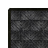 Geventileerde Kliktegels 6m x 6m voor Garage en Werkplaatsen, Antislip - 165 Zwart en 60 Grijs
