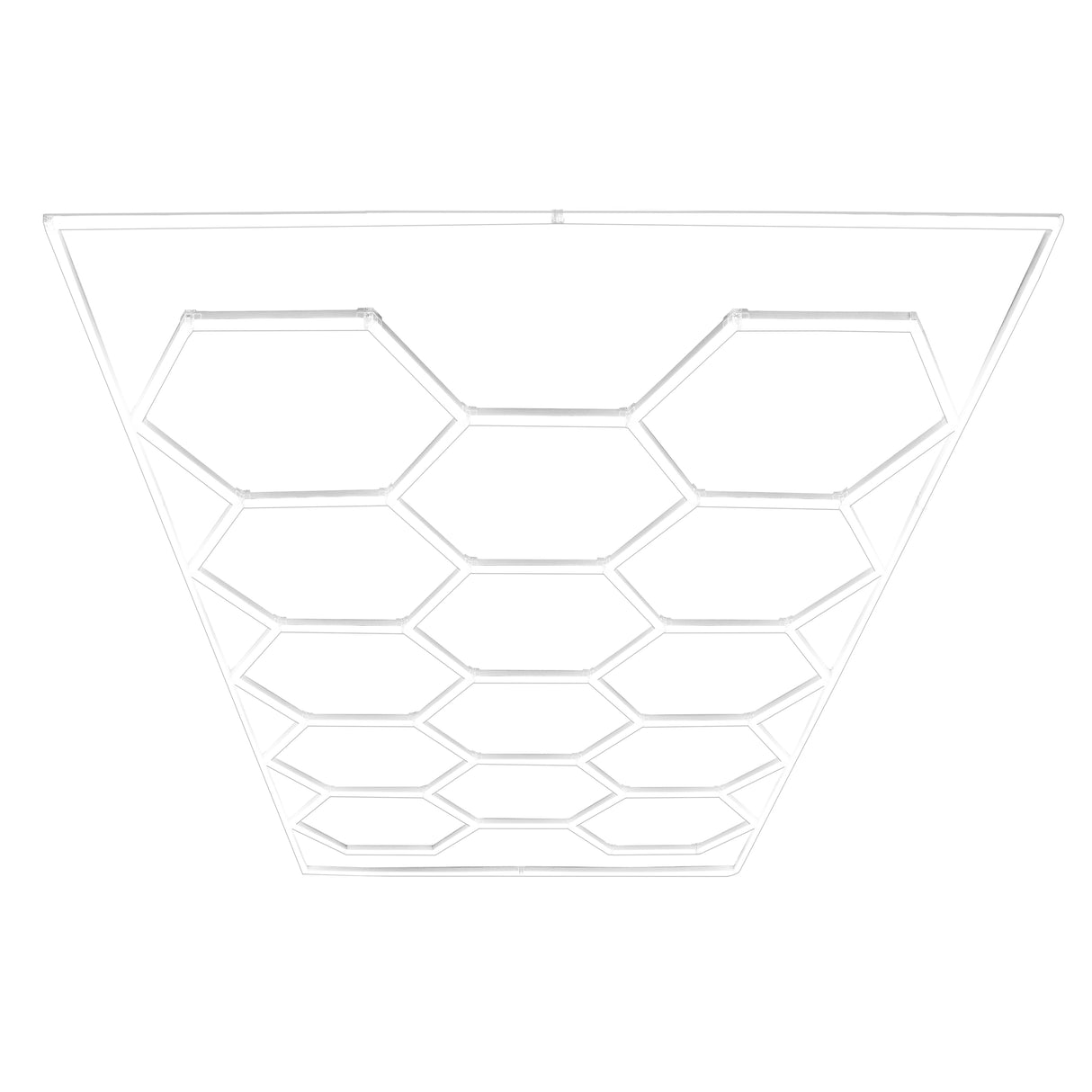 120 Blauwe Modulaire Tegels + 14 Zeshoekige LED's 6500K