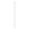 Witte design radiator met vlakke panelen, 1 kolom, afmetingen 1600 x 280 mm, strak en modern ontwerp voor elke ruimte