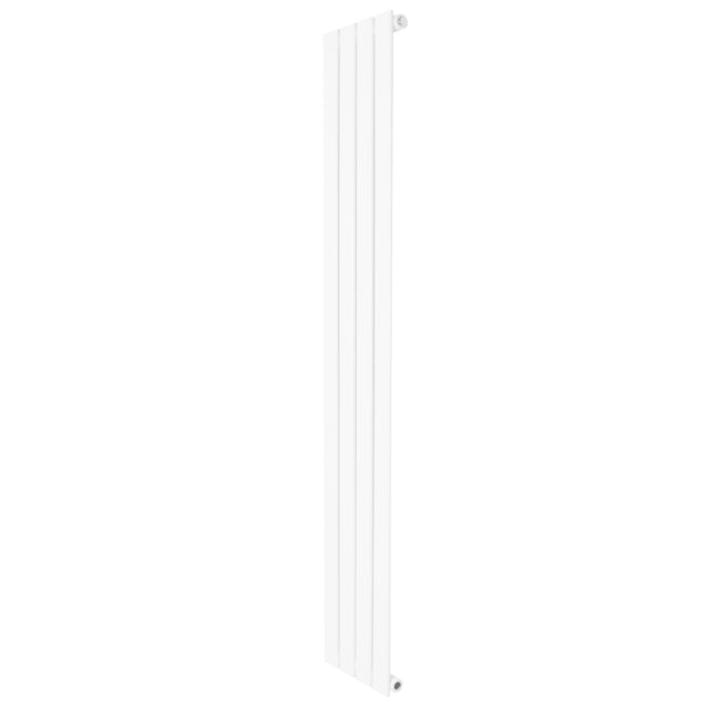 Witte design radiator met vlakke panelen, 1 kolom, afmetingen 1600 x 280 mm, strak en modern ontwerp voor elke ruimte