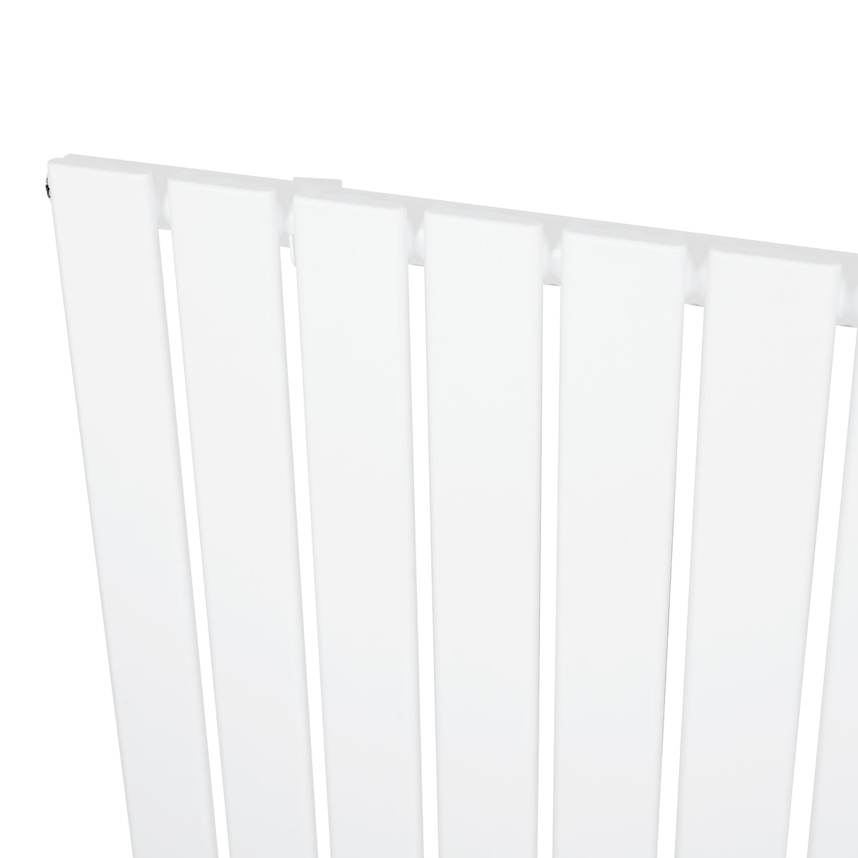 Witte design radiator met vlakke panelen, 1 kolom, afmetingen 1600 x 280mm, modern en strak ontwerp voor elke ruimte