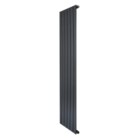 Vlakke design radiator met antraciet grijze afwerking, 1 kolom, 1600 x 420mm, strak en modern voor elke ruimte