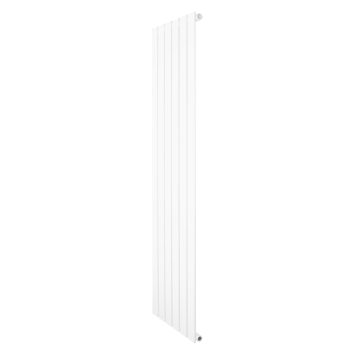 Strakke, witte designradiator met vlakke panelen, 1 kolom, afmetingen 1600 x 420 mm, ideaal voor moderne interieurs