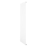 Strakke, witte designradiator met vlakke panelen, 1 kolom, afmetingen 1600 x 420 mm, ideaal voor moderne interieurs