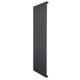 Vlakke design radiator met één kolom, antraciet grijs, 1600 x 560 mm, met een strakke, moderne uitstraling en gladde afwerking