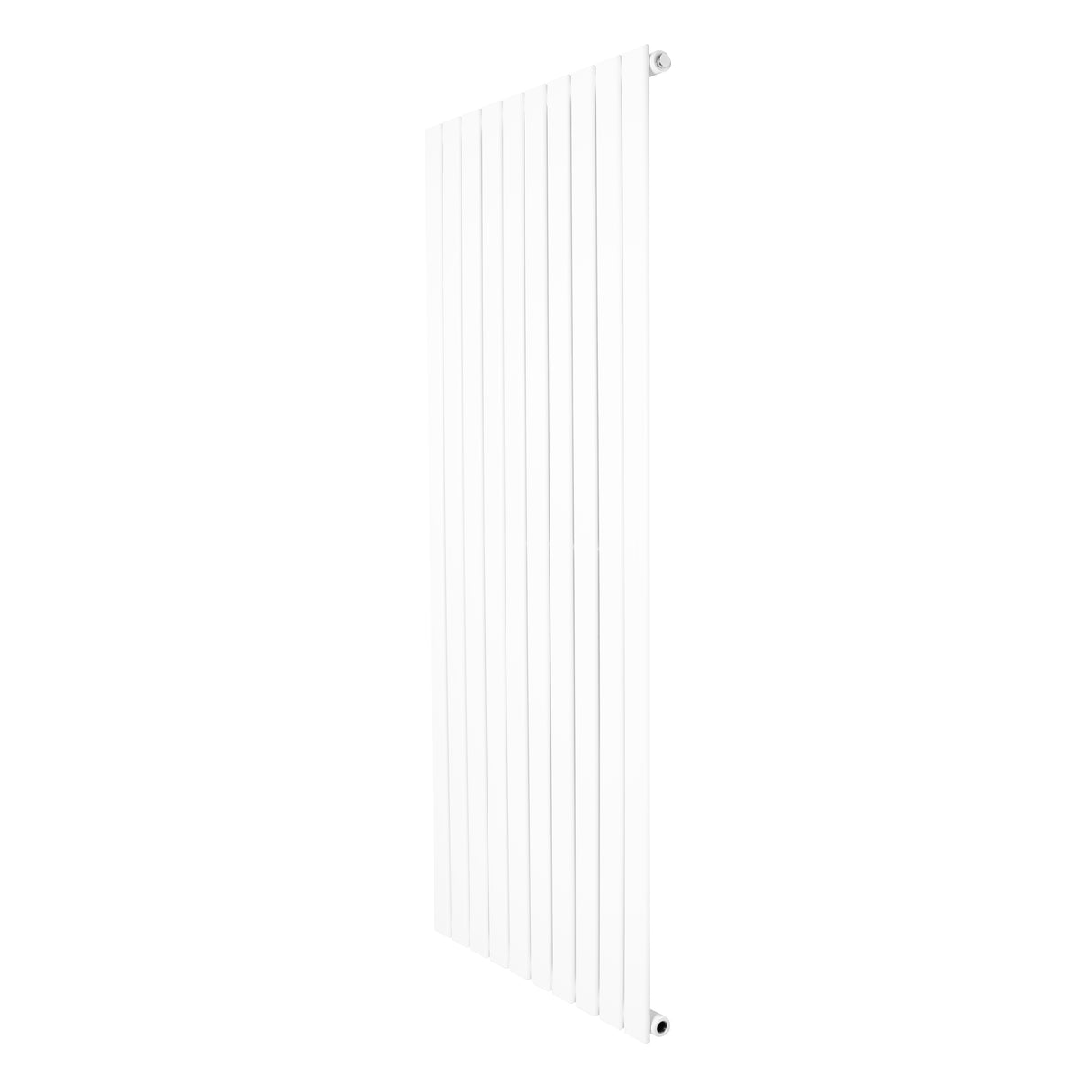 Strakke, witte designradiator met vlakke panelen en één kolom, afmetingen 1600 x 700 mm, ideaal voor moderne interieurs