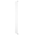 Strakke, witte design radiator met vlakke panelen, 1 kolom, afmetingen 1800 x 280 mm, ideaal voor moderne interieurs