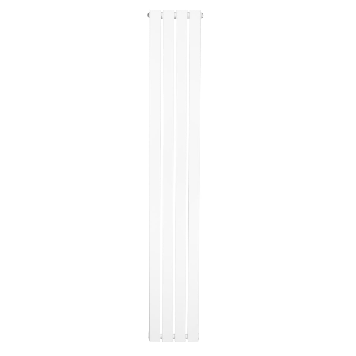 Strakke, witte design radiator met vlakke panelen, 1 kolom, 1800 x 280mm, ideaal voor moderne interieurs en efficiënte verwarming