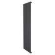 Vlakke design radiator met antraciet grijze panelen, 1 kolom, 1800 x 560mm, strak en modern voor elke ruimte