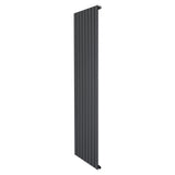 Vlakke design radiator met antraciet grijze panelen, 1 kolom, 1800 x 560mm, strak en modern voor elke ruimte