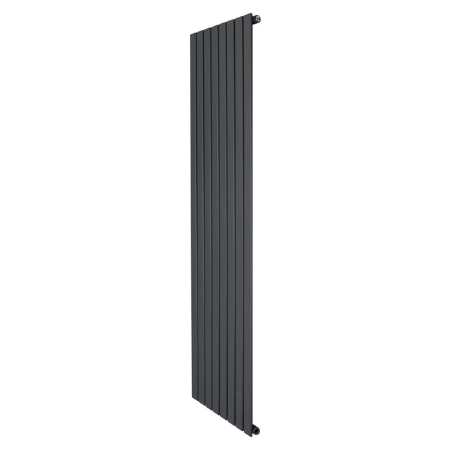 Vlakke design radiator met antraciet grijze panelen, 1 kolom, 1800 x 560mm, strak en modern voor elke ruimte