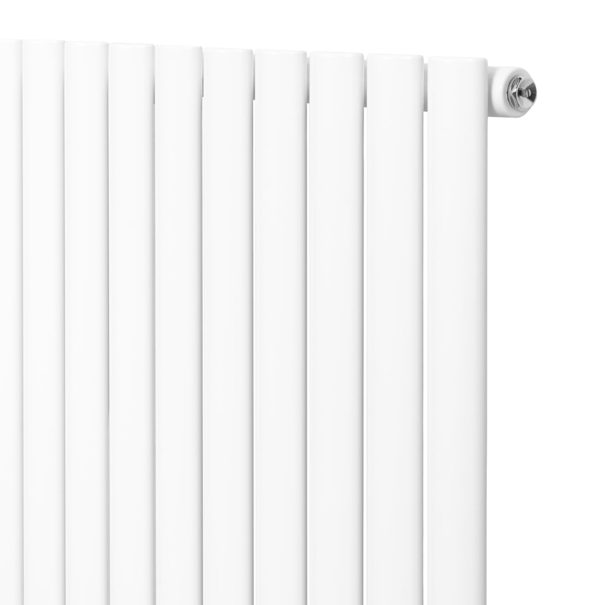 Ovale design radiator met één kolom, 600 mm x 1620 mm, strak en modern in wit, ideaal voor elke ruimte en stijl