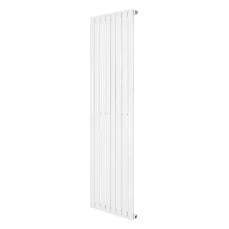 Ovale design radiator in wit, 1 kolom, 1600 mm x 480 mm, met een strakke en moderne uitstraling, perfect voor elke ruimte