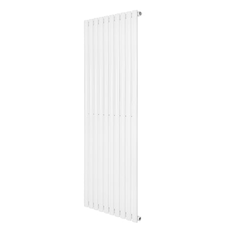 Ovale design radiator in wit, 1 kolom, 1600 mm x 600 mm, met een strakke, moderne uitstraling en gladde, rechte lijnen