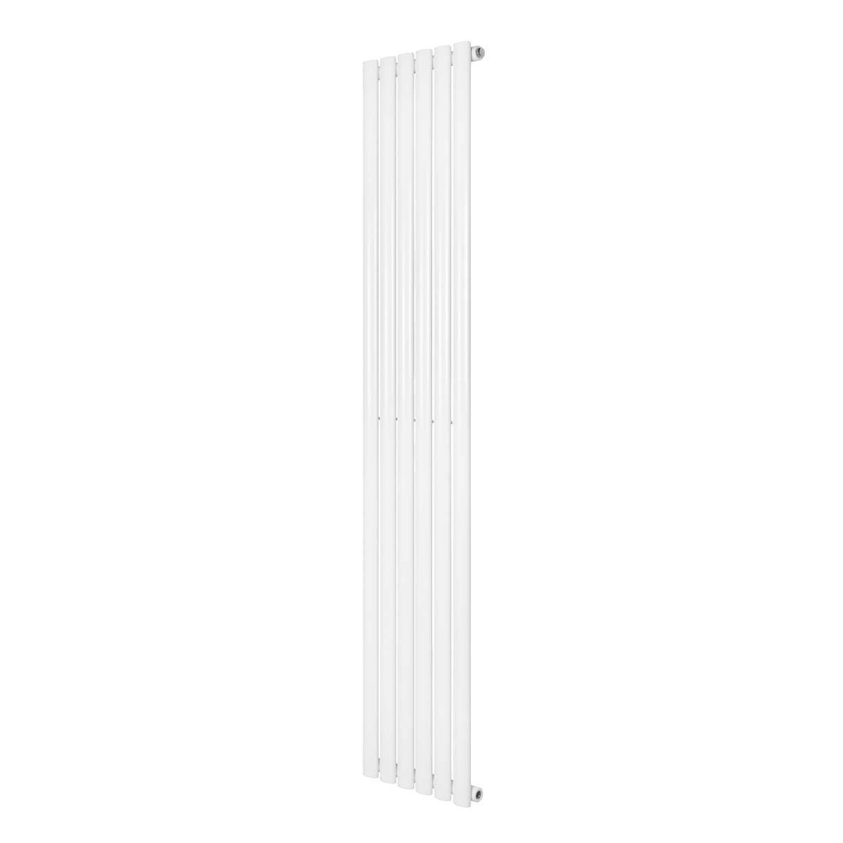 Ovale design radiator in wit, 1 kolom, 1800 mm x 360 mm, met een strakke, moderne uitstraling en gladde afwerking