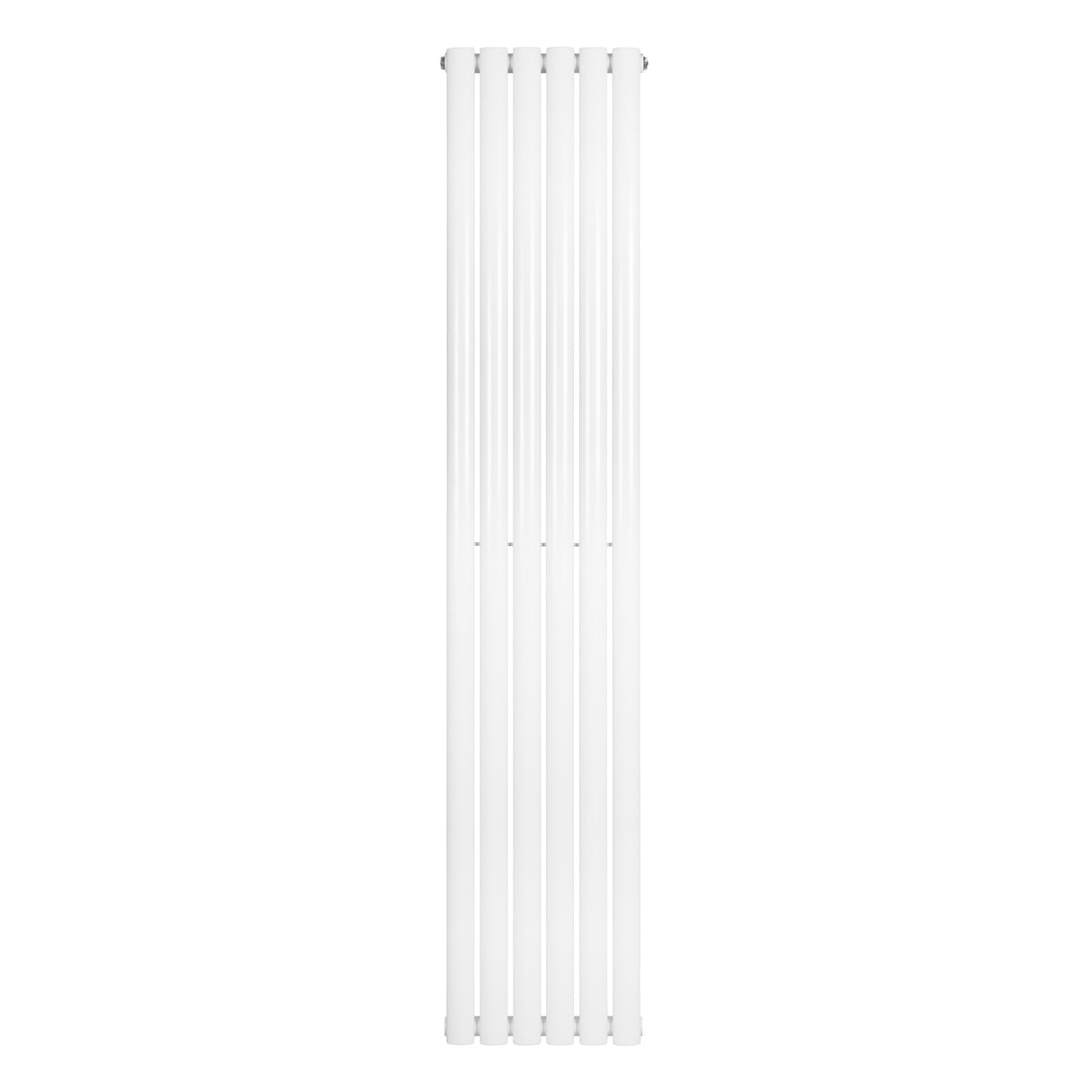 Ovale design radiator in wit, 1 kolom, 1800 mm x 360 mm, met een strakke, moderne uitstraling en gladde afwerking