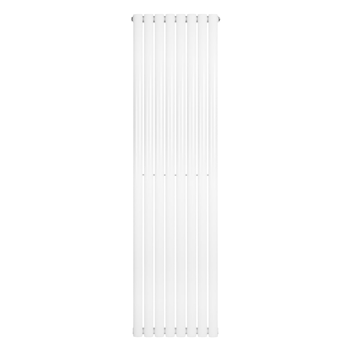 Ovale design radiator in wit, 1 kolom, 1800 mm x 480 mm, met een strakke, moderne uitstraling en gladde afwerking