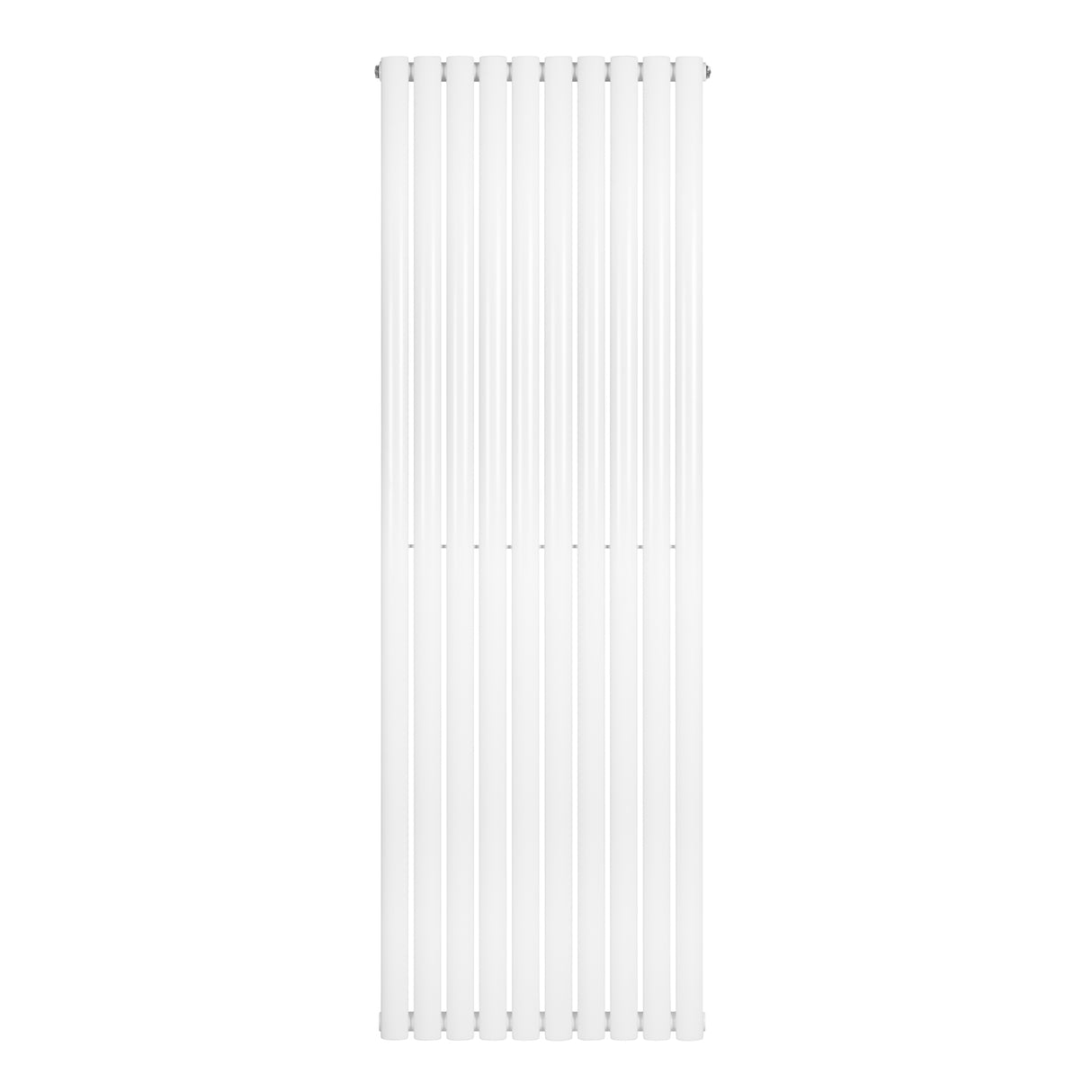 Ovale design radiator in wit, 1 kolom, 1800 mm x 600 mm, met een strakke, moderne uitstraling en gladde, rechte lijnen