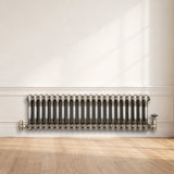 Traditionele Radiator - 2-Kolom - 300 x 1010 mm - Ruw Metaal