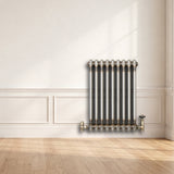 Traditionele Radiator - 2-Kolom - 600 x 425 mm - Ruw Metaal