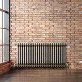 Traditionele Radiator - 2-Kolom - 600 x 1190 mm - Ruw Metaal