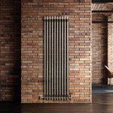 Traditionele Radiator - 2-Kolom - 1500 x 470 mm - Ruw Metaal