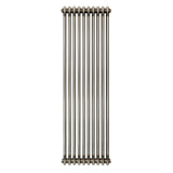 Traditionele Radiator - 2-Kolom - 1500 x 470 mm - Ruw Metaal