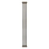 Traditionele Radiator - 2-Kolom - 1800 x 200 mm - Ruw Metaal