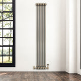 Traditionele Radiator - 2-Kolom - 1800 x 290 mm - Ruw Metaal