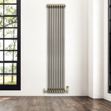 Traditionele Radiator - 2-Kolom - 1800 x 380 mm - Ruw Metaal