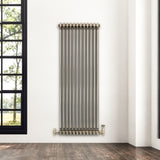Traditionele Radiator - 2-Kolom - 1800 x 560 mm - Ruw Metaal