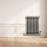 Traditionele Radiator - 3-Kolom - 600 x 425 mm - Ruw Metaal