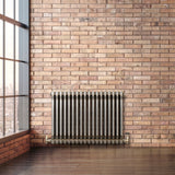 Traditionele Radiator - 3-Kolom - 600 x 830 mm - Ruw Metaal