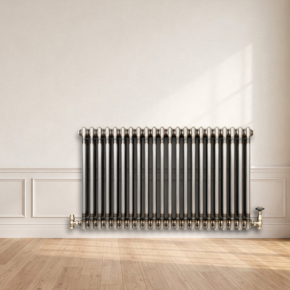 Traditionele Radiator - 3-Kolom - 600 x 1010 mm - Ruw Metaal