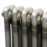 Traditionele Radiator - 3-Kolom - 1800 x 290 mm - Ruw Metaal