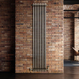 Traditionele Radiator - 3-Kolom - 1800 x 380 mm - Ruw Metaal