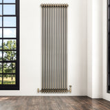 Traditionele Radiator - 3-Kolom - 1800 x 560 mm - Ruw Metaal