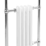 Klassieke Radiator met Verwarmde Handdoekrek - 950 mm x 480 mm - Wit